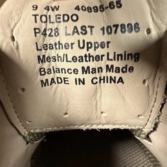 Drew Toledo Shoes 40895-65 Mens 9 4W Wide Brown Leather Dri-Lex Lace Up Casual - Picture 11 of 11